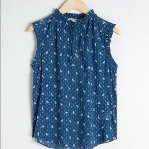 &other stories sleeveless blouse